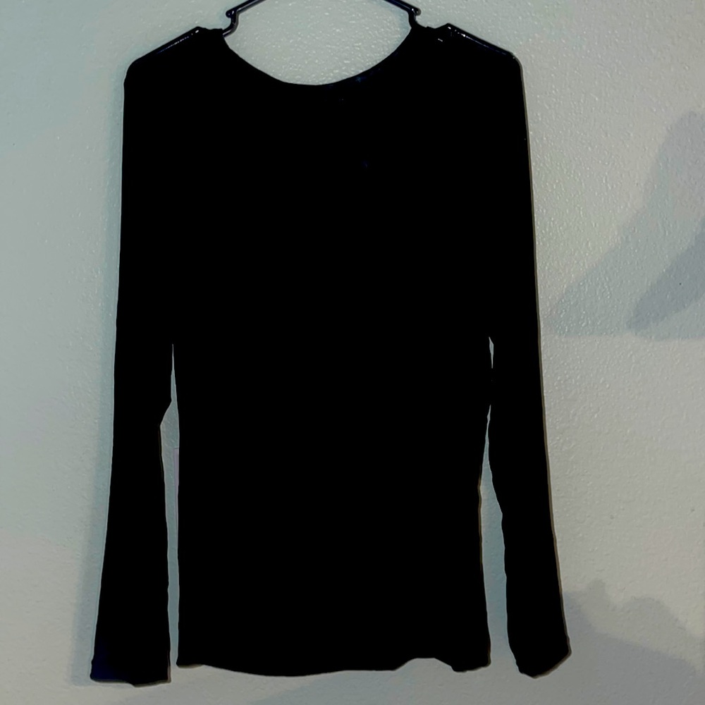 Black Mesh Shirt